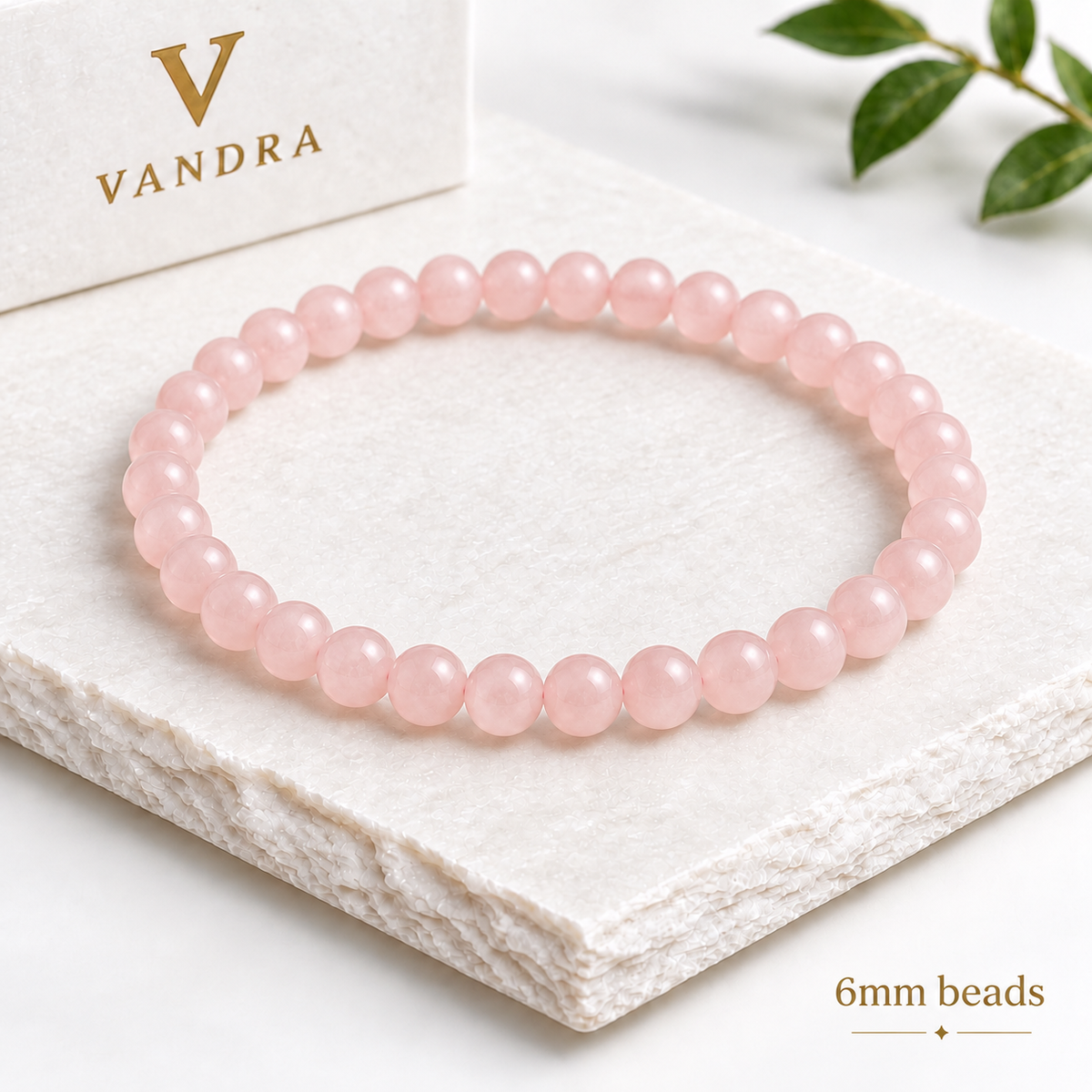 The Romantic — Rose Quartz Bracelet